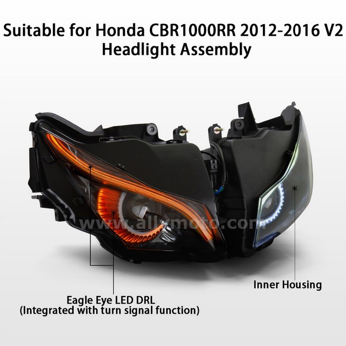 093 Headlight Kit Eagle Eye Drl Honda Cbr1000Rr 12-16-4 093 Headlight Kit Eagle Eye Drl Honda Cbr1000Rr 12-16-4